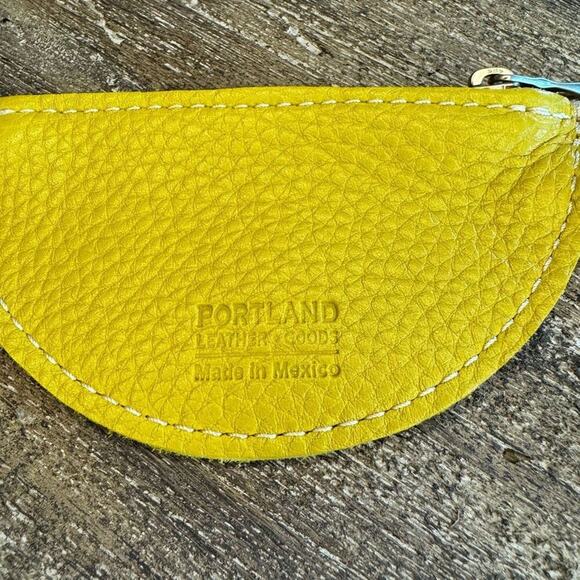 ORANGE Portland Leather Fruit Pouch NEW Fast Ship Gift - Picture 3 of 4